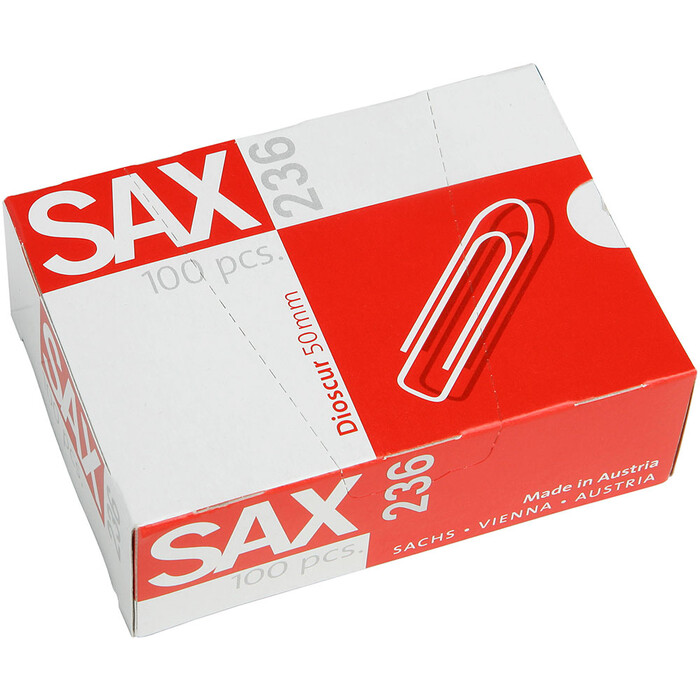 SAX Büroklammern 236 5 cm 100 Stück