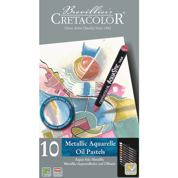 CRETACOLOR Aqua Stic Metallic 10 Stück mehrere Farben