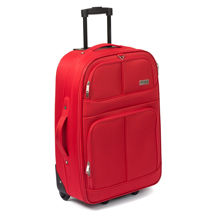 Softcase-Trolley Kreta 61 cm mit 2 Rollen rot