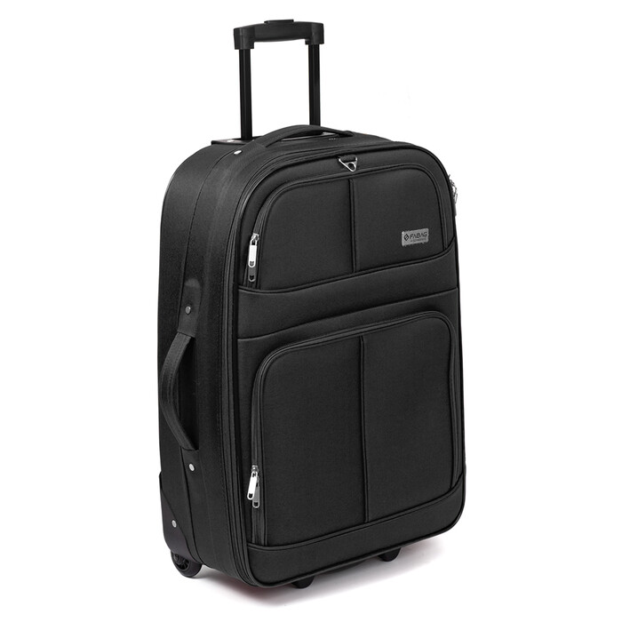 Softcase-Trolley Kreta 61 cm mit 2 Rollen schwarz