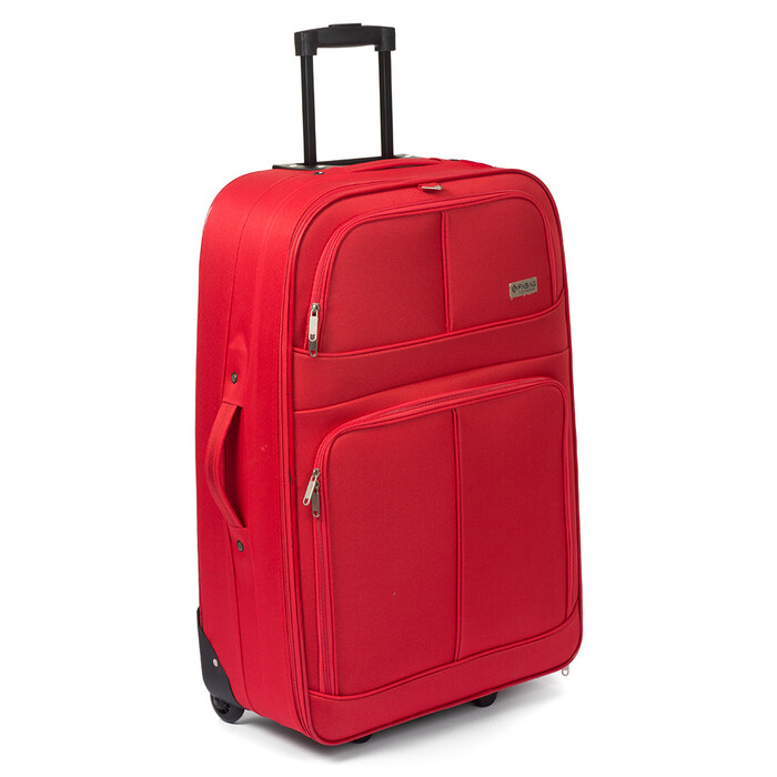 Softcase-Trolley Kreta 71 cm mit 2 Rollen rot