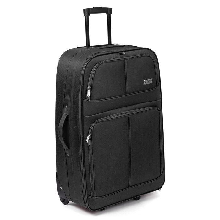 Softcase-Trolley Kreta 71 cm mit 2 Rollen schwarz