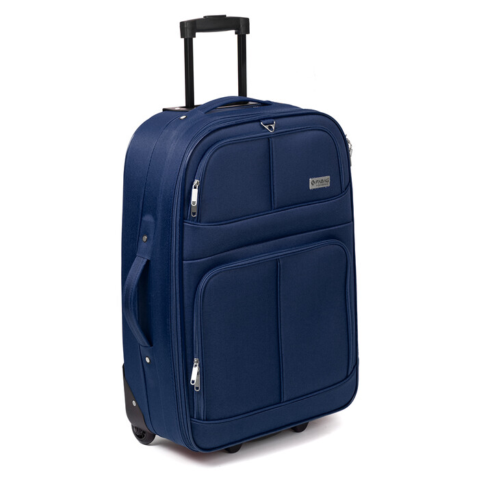Softcase-Trolley Kreta 61 cm mit 2 Rollen blau