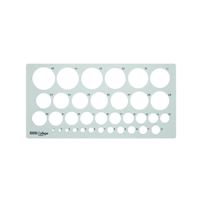 ARISTO GeoCollege Kreisschablone 35 Kreise