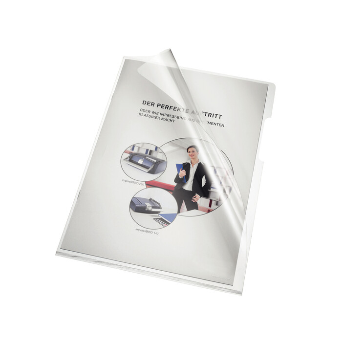 BENE Aktenhülle A4 150 mµ transparent glatt