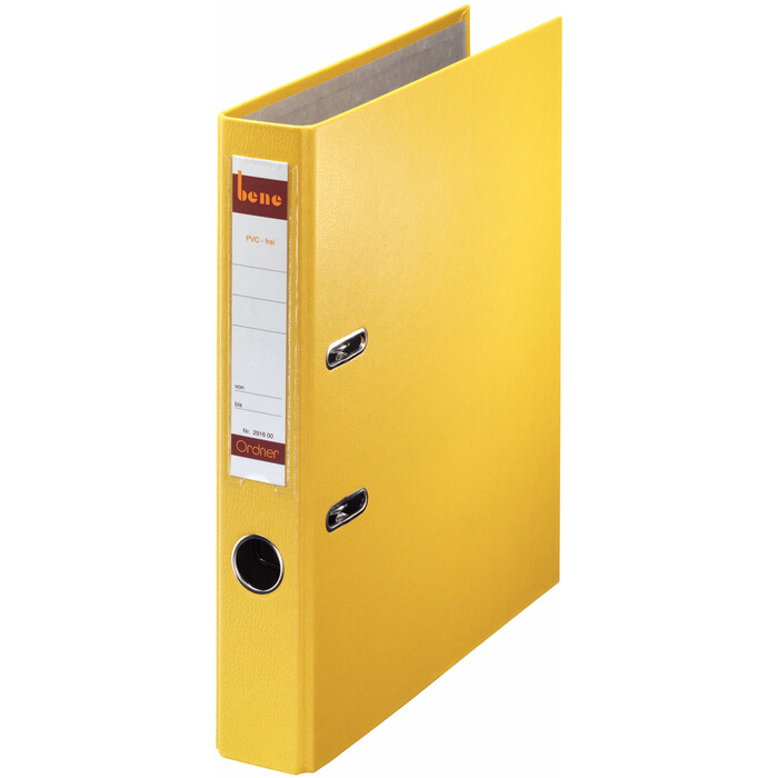 bene No.1 Power Ordner DIN A4 5,2 cm gelb - Image 5