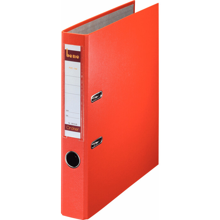 Bene No.1 Power Ordner DIN A4 5,2 cm Orange Kunststoff - Image 2