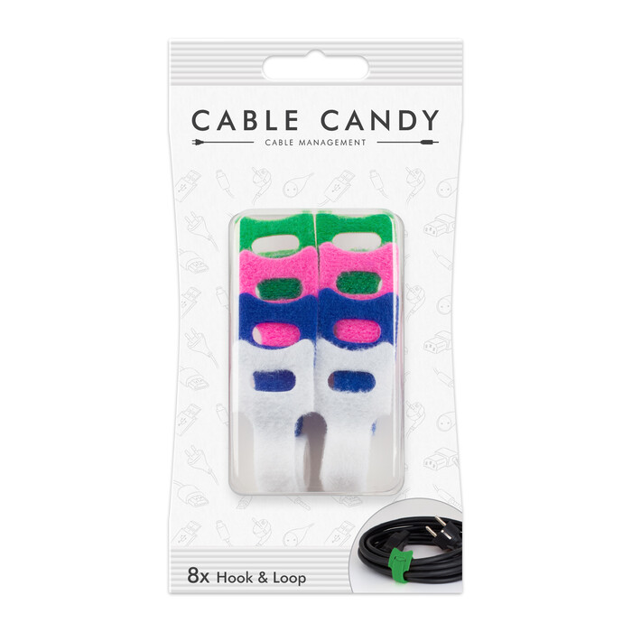 Cable Candy Hook&Loop Universal 8 Stück mehrere Farben