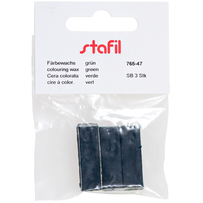 STAFIL Färbewachs 3 Stück grün