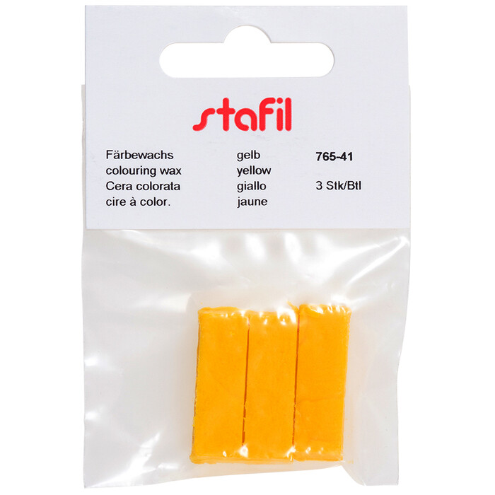 STAFIL Färbewachs 3 Stück gelb