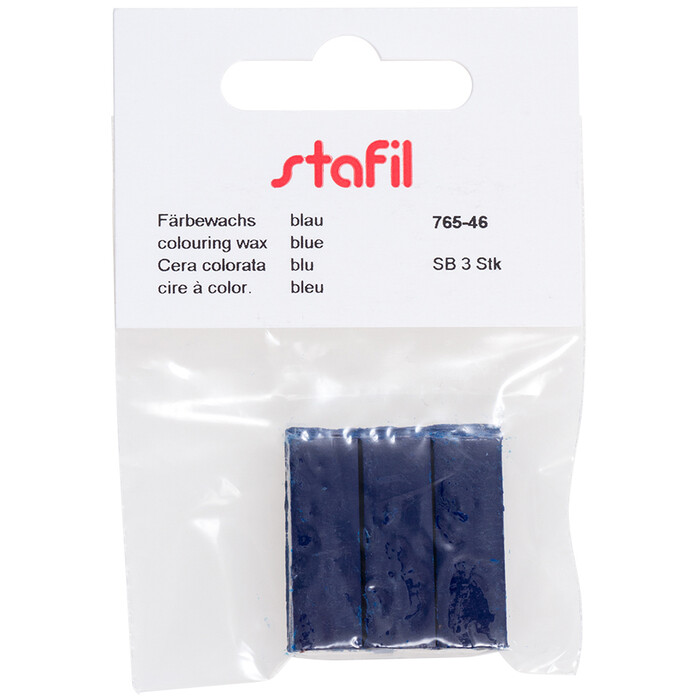 STAFIL Färbewachs 3 Stück blau