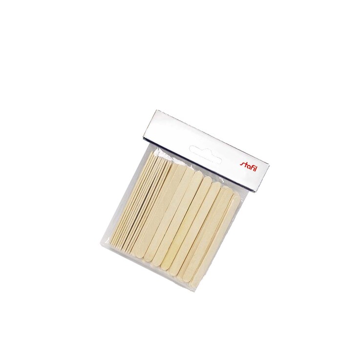STAFIL Holzstäbchen 1 x 11,4 cm 72 Stück natur