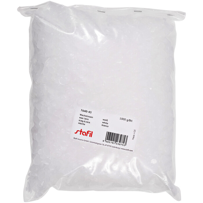STAFIL Wachslinsen 1 kg weiß