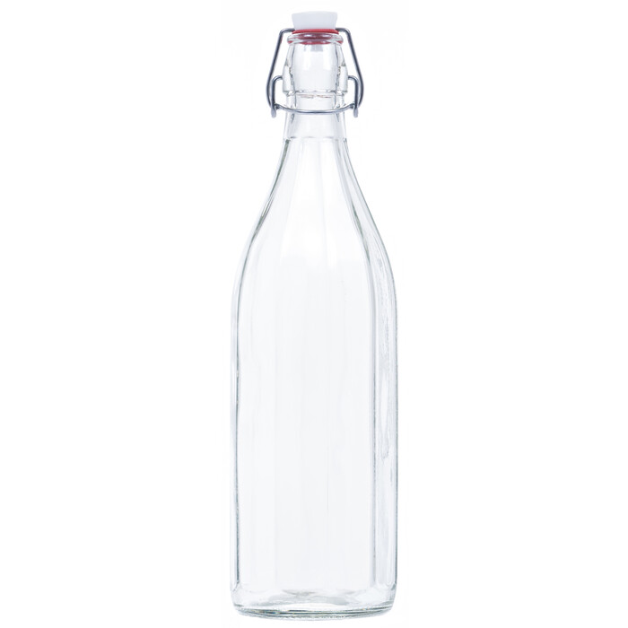 Glasflasche mit Bügelverschluss 0,75 l