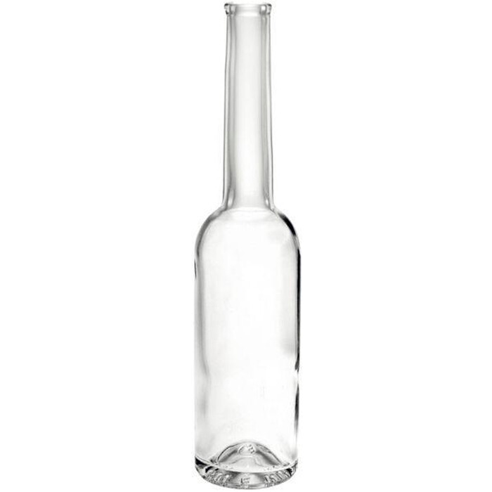 Opera Glasflasche 0,1 Liter transparent