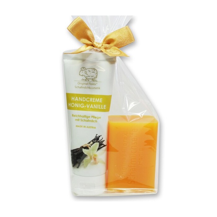 Geschenk-Set Pflege-Set Honig 2-teilig in Cellophan