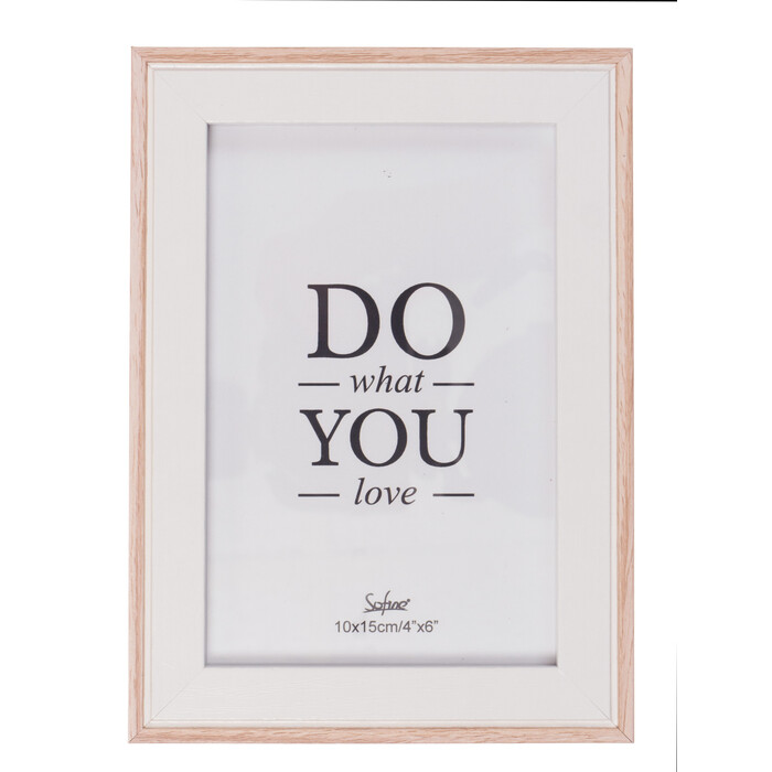 NOVOOO Bilderrahmen 10 x 15 cm MDF natur