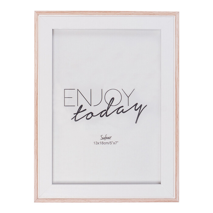 NOVOOO Bilderrahmen 13 x 18 cm MDF natur