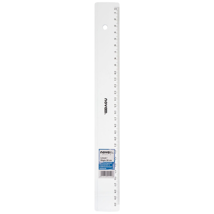 NOVOOO Basic Lineal 30 cm transparent