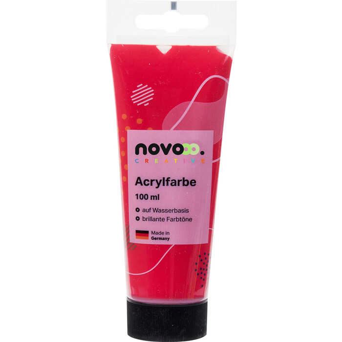 NOVOOO Creative Acrylfarbe 100 ml krapprot