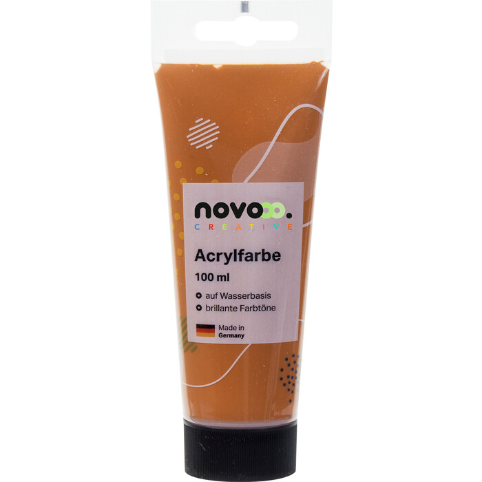 NOVOOO Creative Acrylfarbe 100 ml mittelbraun