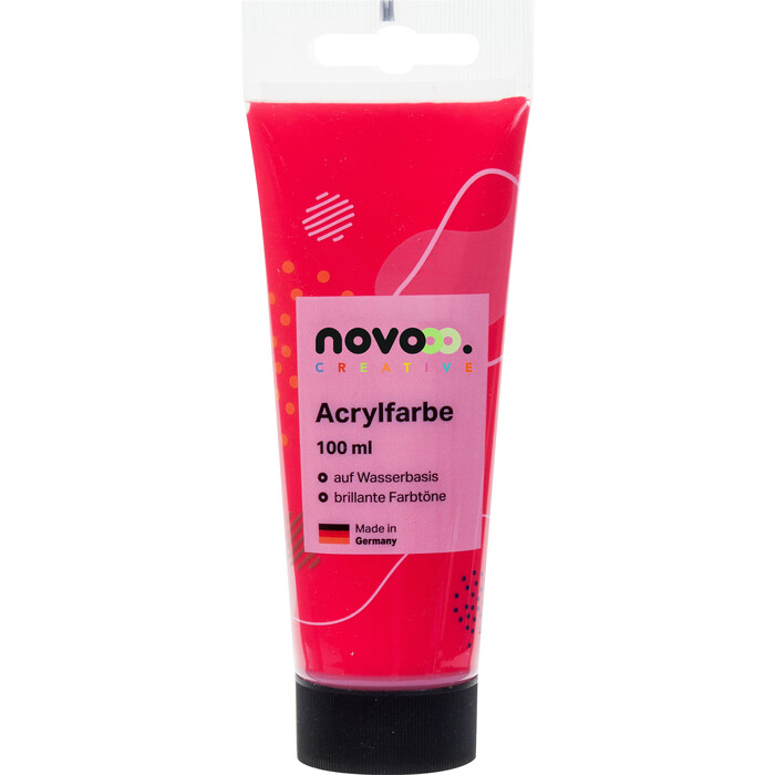NOVOOO Creative Acrylfarbe 100 ml kirschrot