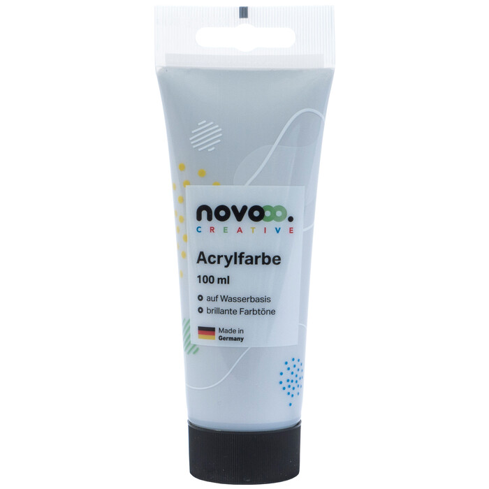 NOVOOO Creative Acrylfarbe 100 ml silber