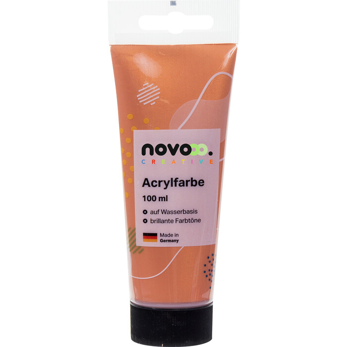 NOVOOO Creative Acrylfarbe 100 ml kupfer metallic