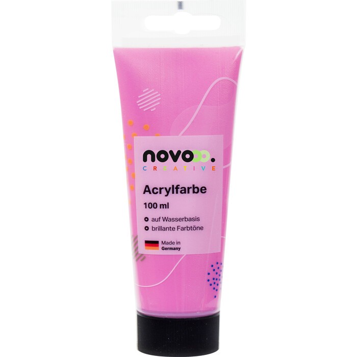 NOVOOO Creative Acrylfarbe 100 ml rosa metallic