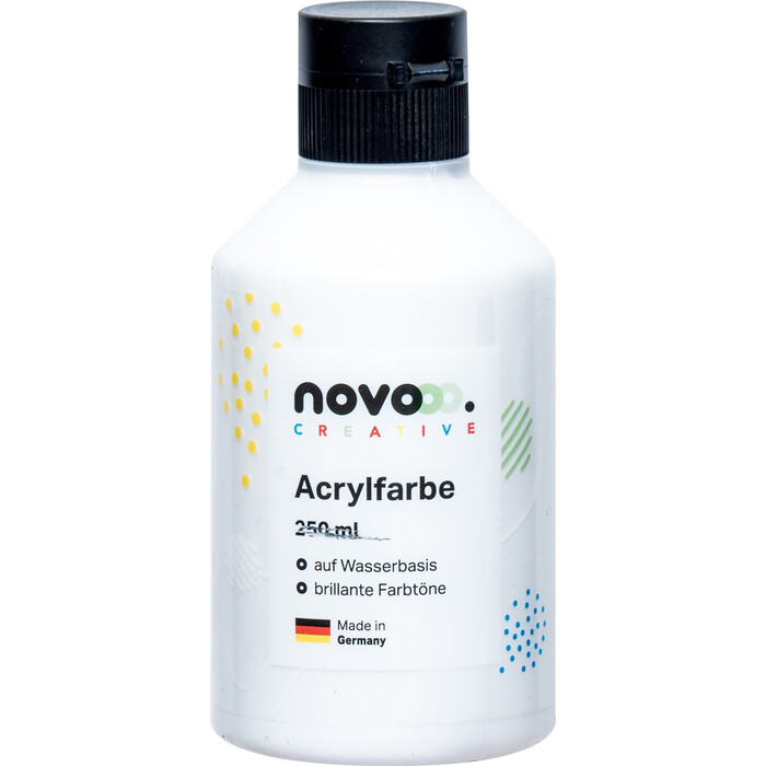 NOVOOO Creative Acrylfarbe 250 ml weiß