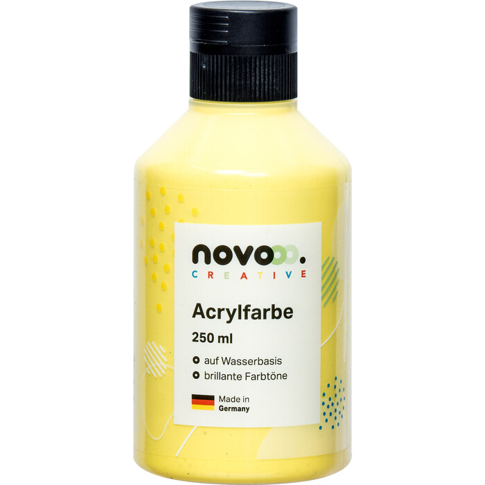 NOVOOO Creative Acrylfarbe 250 ml gelb