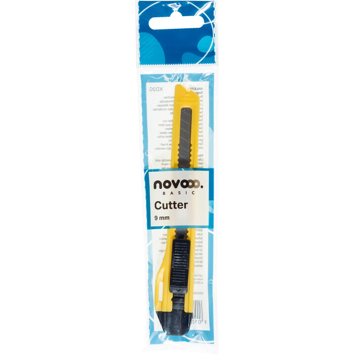 NOVOOO Basic Cuttermesser klein 9 mm farblich sortiert
