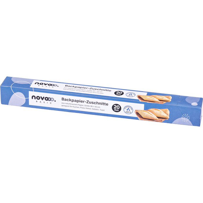 NOVOOO Basic Backpapier-Zuschnitte 38 x 42 cm 20 Blatt