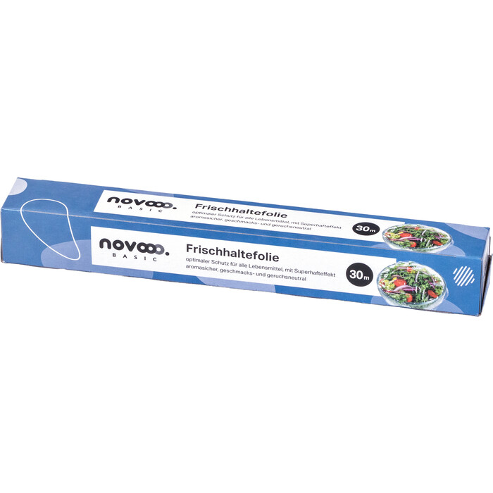 NOVOOO Basic Frischhaltefolie 29 cm x 30 m transparent