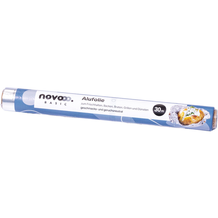 NOVOOO Basic Alufolie 30 m silber