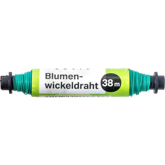 NOVOOO Basic Blumenwickeldraht 38 m grün