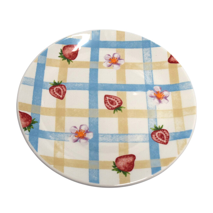 NOVOOO Teller Erdbeeren Ø 21,5 cm bunt