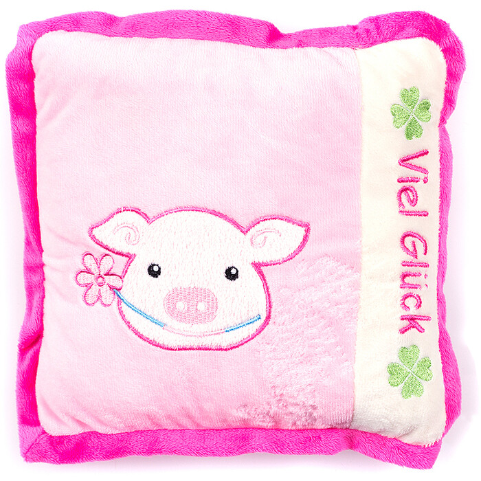 Kissen Schweinchen rosa