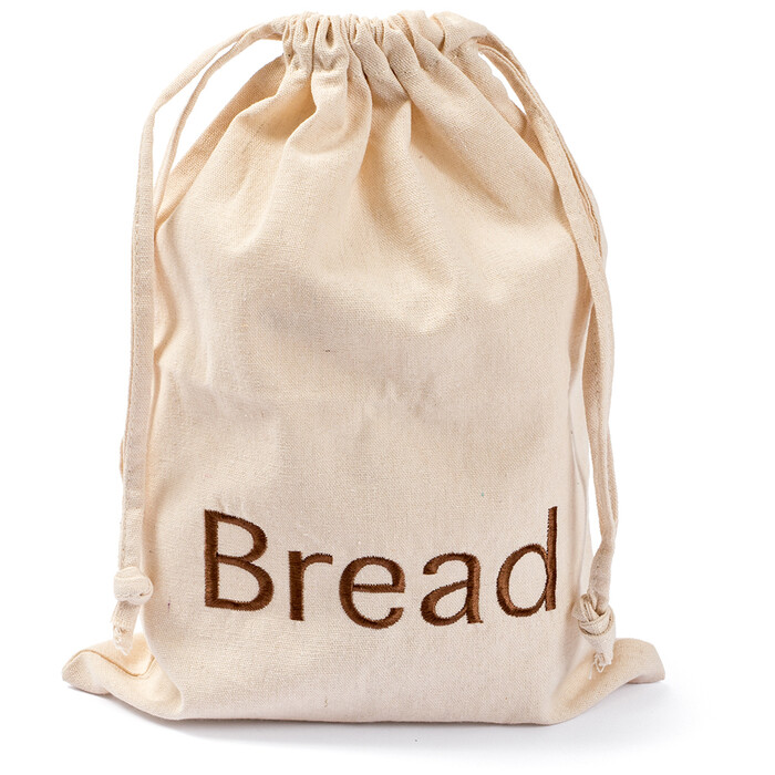 Brotsack aus Leinen 37 x 26 cm natur
