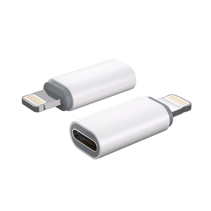 FELIXX Lade-Adapter Lightning auf USB-C weiß