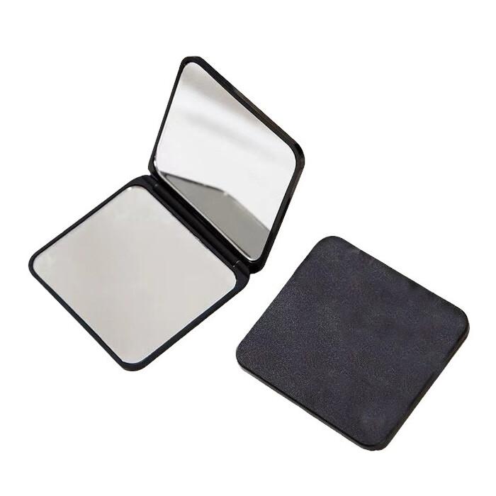 Taschenspiegel aufklappbar schwarz