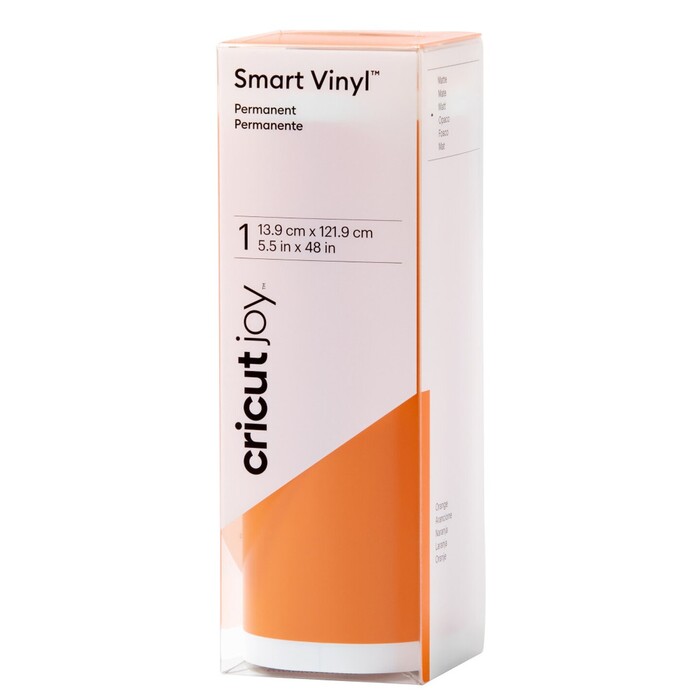 CRICUT Joy Smart Vinyl 14 x 122 cm permanent-haftend matt-orange