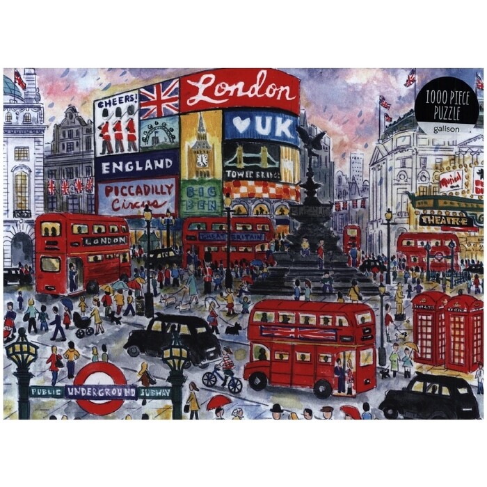Galison: London By Michael Storrings 1000 Piece Puzzle - Brettspiel