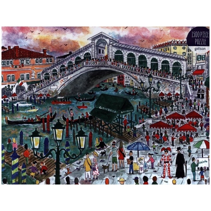 Galison: Michael Storrings Venice 1500 Piece Puzzle - Brettspiel