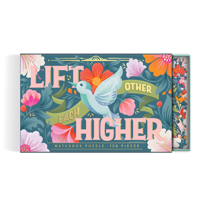 Galison: Lift Each Other Higher 128 Piece Matchbox Puzzle - Brettspiel