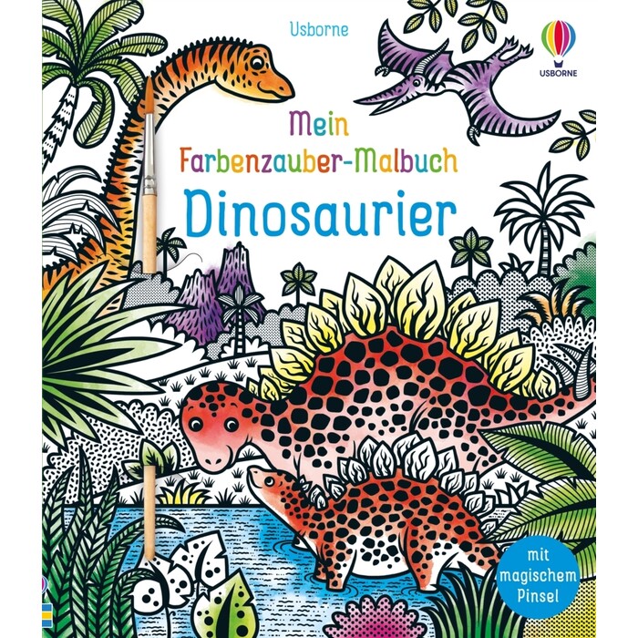 Lucy Bowman: Mein Farbenzauber-Malbuch: Dinosaurier - Taschenbuch