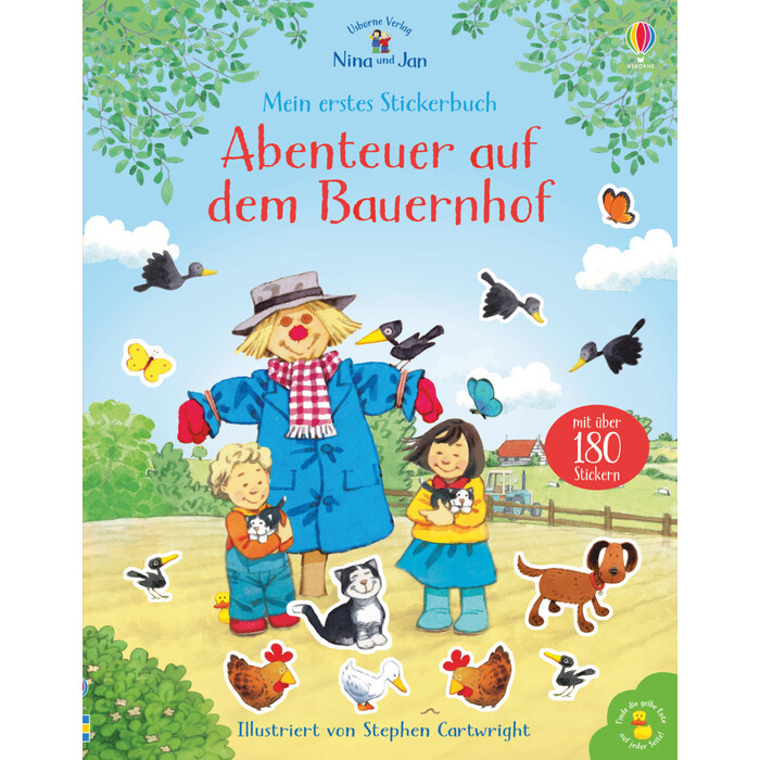 Jessica Greenwell: Nina und Jan - Mein erstes Stickerbuch: Abenteuer auf dem Bauernhof - Taschenbuch