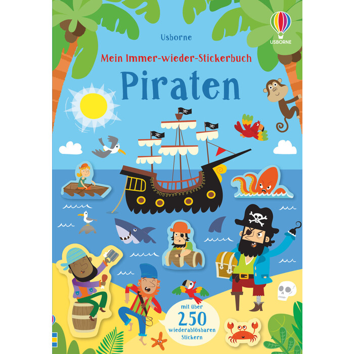 Kirsteen Robson: Mein Immer-wieder-Stickerbuch: Piraten - Taschenbuch