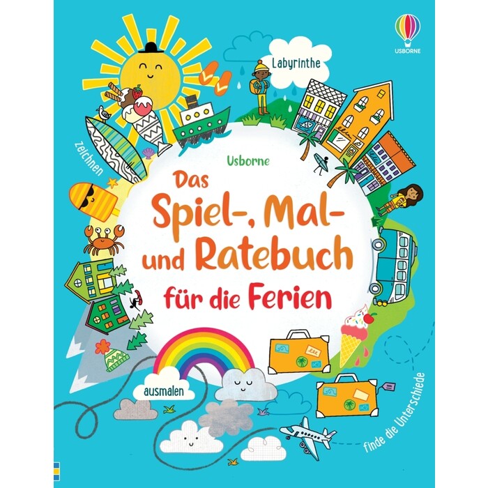 Rebecca Gilpin: Das Spiel-, Mal- und Ratebuch für die Ferien - Taschenbuch