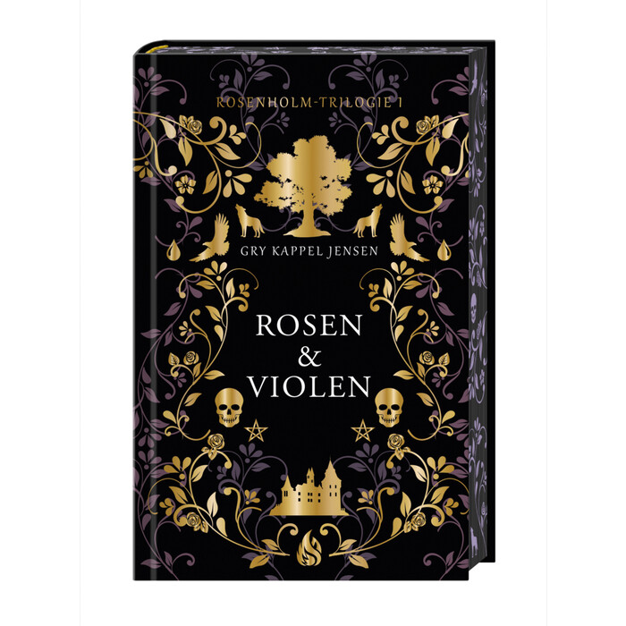 Gry Kappel Jensen: Rosen & Violen - Rosenholm-Trilogie (1) - gebunden